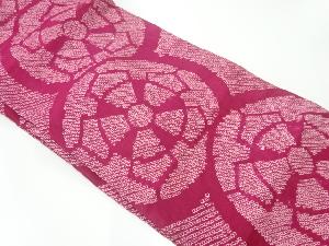 アンティーク　絞り源氏車模様名古屋帯